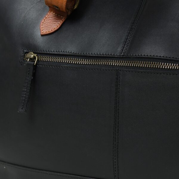 Women’s Genuine Leather Laptop Tote Bag – Stylish Shoulder Handbag with Detachable Strap for Office, Work & Travel - Image 4