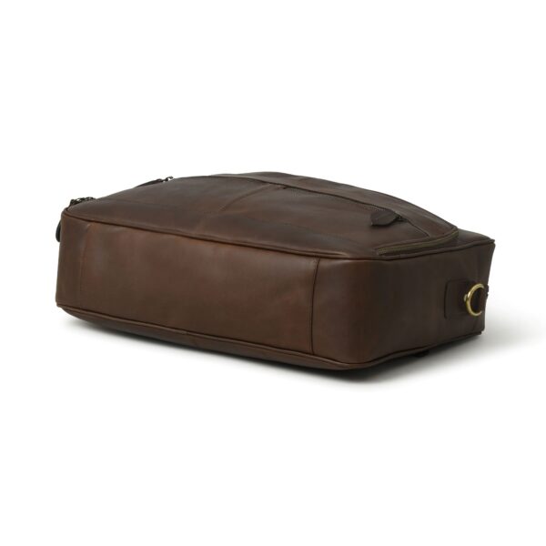 Genuine Leather Laptop Bag for Men & Women – 16 Inch Office Briefcase with Shoulder Strap, Business Travel Bag - Image 5