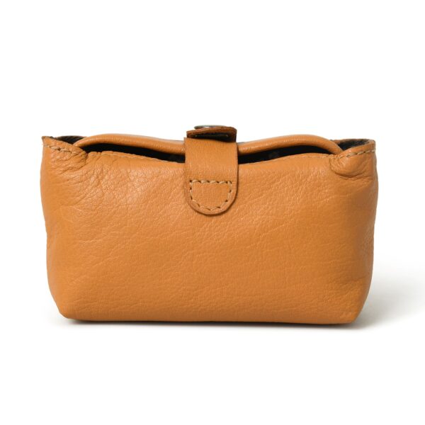 Brown Leather Pouch for Women & Men – Compact, Durable & Multi-Purpose Travel Organizer - Image 2